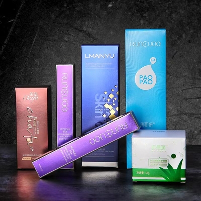 Parfum Kosmetik Kemasan Kotak Kertas Silinder Lotion Wajah Serum Lilin Tabung