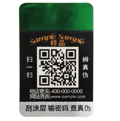 Stiker Hologram Kode Qr Custom Made Label Laser Anti Pemalsuan Asli