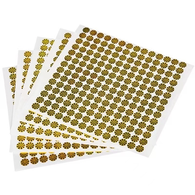Cetak Sticker Self Adhesive Security Dengan Perubahan Warna Anti Pemalsuan