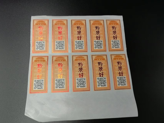 Label Botol Anggur Tahan Air Stiker Label Pribadi Perekat Mawar Merah