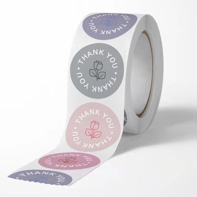 Dipesan lebih dahulu Lingkaran Label Stiker Kemasan Kustom Die Cut Vinyl Stiker Printing Bronzing