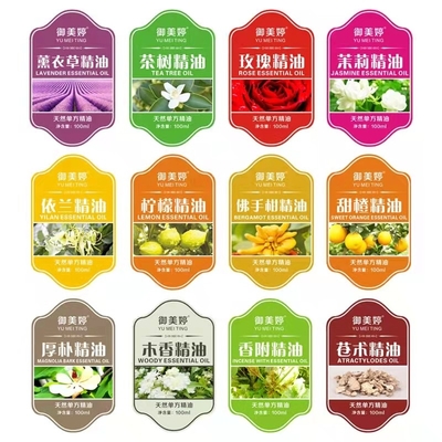 Desain Label Kosmetik Tahan Air Mewah Mesin Cetak Label Pvc Roll