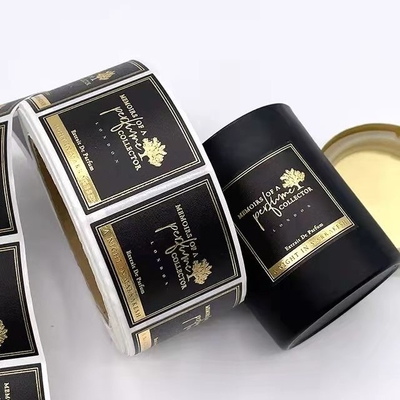Pencetakan Label Kosmetik Kecantikan dipesan lebih dahulu Produk Makanan Mewah Stiker Lip Gloss Bisnis