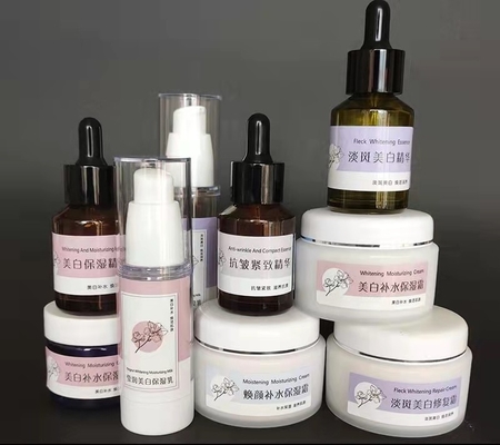 Perawatan Pribadi Label Kosmetik Pencetakan Botol Pembersih Stiker Perekat Luar Ruangan