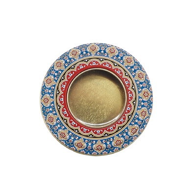50ml Saffron Spice Box Lilin Bulat Toples Timah Timah Aluminium Teh Timah