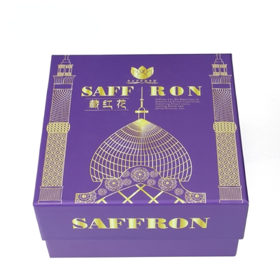 50ml Saffron Spice Box Lilin Bulat Toples Timah Timah Aluminium Teh Timah