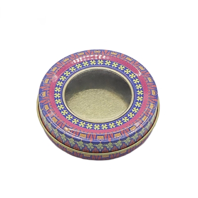 4 Oz 8 Oz Wadah Lilin Timah Logam Bulat 70x20mm