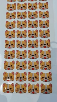 Clear Epoxy Resin Dome Stiker Gel Decals Untuk Lantai Epoxy Tumblers