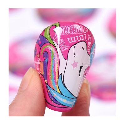 25mm Lingkaran Epoxy Dome Sticker Pemasok 3d PE PP PVC PET Waterproof