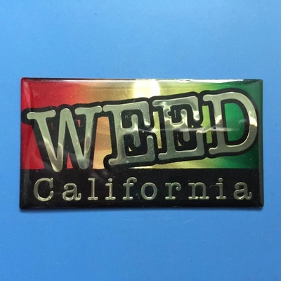 3D Gel Dome Sticker Label Epoxy Resin Logo Kristal Hologram