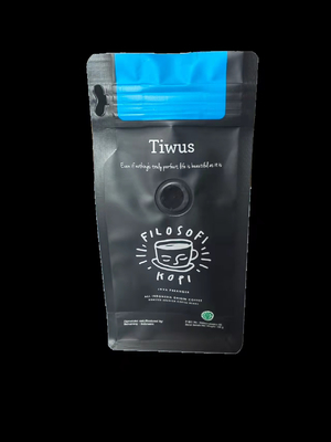 Ritsleting Kantong Plastik Kemasan Sayuran Daur Ulang 150g Tas Ziplock Transparan yang Dapat Ditutup Kembali