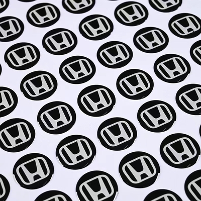 Layanan Cetak Stiker Epoxy 30mm Papan Nama Perekat Kuat Kustom