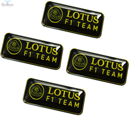 Logo Lencana Pencetakan Stiker Epoxy Serbaguna