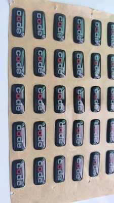 Clear Epoxy Sticker Printing Self Adhesive Tahan Air Stiker Disesuaikan