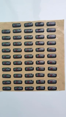 Clear Epoxy Sticker Printing Self Adhesive Tahan Air Stiker Disesuaikan
