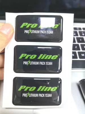 Clear Epoxy Sticker Printing Self Adhesive Tahan Air Stiker Disesuaikan