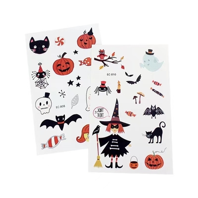 Label Stiker Die Cut Kustom Jelas Mencetak A5 Self Adhesive Kartun Transparan