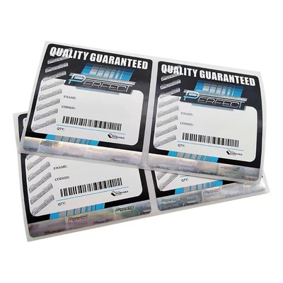 Kustom Emas Foil Label Stiker Kemasan Roll Self Adhesive Label Pengiriman Langsung Termal