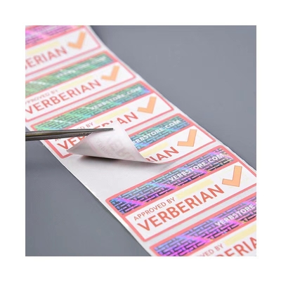 Personalized 3d Hologram Sticker Label Seal Waterproof Pass Seal Void Security