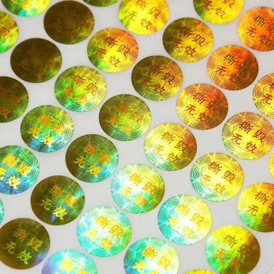 Stiker Anti Palsu Kn95 Hologram Label Keamanan Teknologi Solusi Anti Pemalsuan