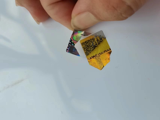Pelabelan Film Stiker Holografik Anti Pemalsuan Tahan Air
