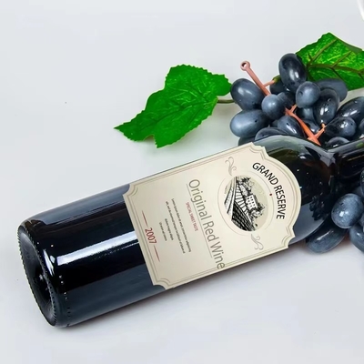 Stiker Logo Logam Timbul Eropa Dibuat Untuk Vodka Wine Wiski Lilin Parfum