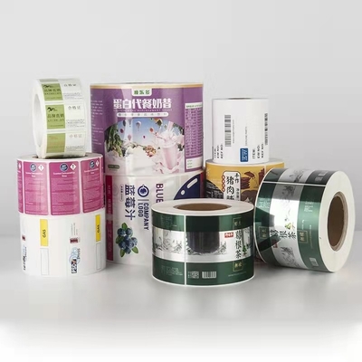 Clear Printing Hair Shampoo Botol Label Stiker Label Tahan Air Tinta Cepat Inkjet