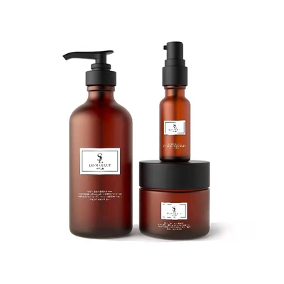 Clear Printing Hair Shampoo Botol Label Stiker Label Tahan Air Tinta Cepat Inkjet