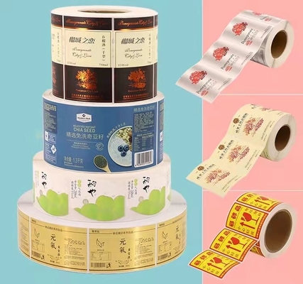 Clear Printing Hair Shampoo Botol Label Stiker Label Tahan Air Tinta Cepat Inkjet